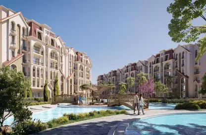 Apartment - 1 Bedroom - 1 Bathroom for sale in Jiwar - The 6th Settlement - New Cairo City - Cairo