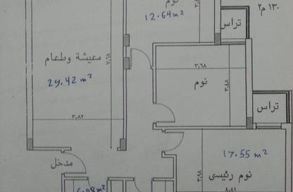 شقة - 3 غرف نوم - 2 حمامات للبيع في زايد ديونز - الحي السادس - الشيخ زايد - الجيزة