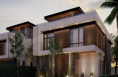 Townhouse - 3 Bedrooms - 3 Bathrooms for sale in West Woods - Fayoum Desert road - 6 October City - Giza