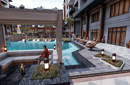 شقة - 2 غرف نوم - 1 حمام للبيع في حى الهضبة - الغردقة - محافظة البحر الاحمر