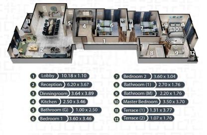 Apartment - 3 - 3 for sale in El Narges Buildings - Al Narges - New Cairo City - Cairo
