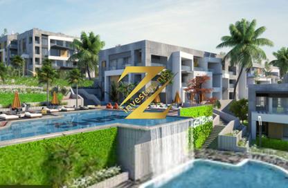 تاون هاوس - 3 غرف نوم - 3 حمامات للبيع في بوهو - العين السخنة - السويس