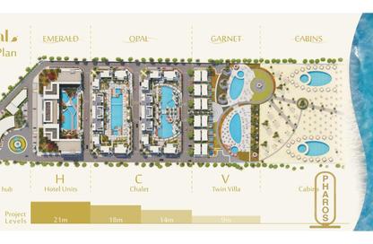 Chalet - Studio - 1 Bathroom for sale in Remal - Ras Al Hekma - North Coast