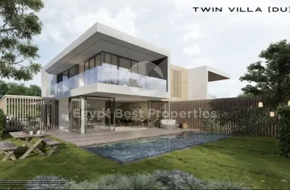 Twin House - 5 Bedrooms - 5 Bathrooms for sale in Crescent Walk - 5th Settlement Compounds - The 5th Settlement - New Cairo City - Cairo