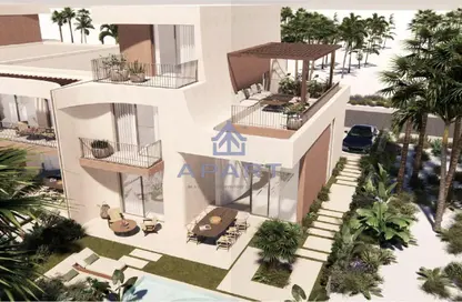 Chalet - 2 Bedrooms - 2 Bathrooms for sale in Ramla Lakeside - Qesm Ad Dabaah - North Coast