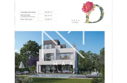 Villa - 4 Bedrooms - 7 Bathrooms for sale in Palm Hills New Cairo - 5th Settlement Compounds - The 5th Settlement - New Cairo City - Cairo