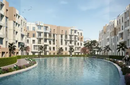 Apartment - 3 Bedrooms - 3 Bathrooms for sale in Aqmar - Al Wahat Road - 6 October City - Giza