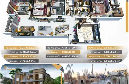 شقة - 3 غرف نوم - 2 حمامات للبيع في بيت الوطن - التجمع الخامس - مدينة القاهرة الجديدة - القاهرة