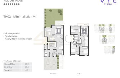 Townhouse - 3 Bedrooms - 3 Bathrooms for sale in Vye Sodic - New Zayed City - Sheikh Zayed City - Giza