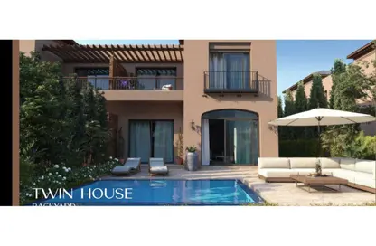 Twin House - 4 Bedrooms - 4 Bathrooms for sale in Village West - Sheikh Zayed Compounds - Sheikh Zayed City - Giza