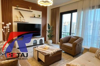 شقة - 2 غرف نوم - 3 حمامات للايجار في مون ريزيدنس - فيفث سكوير - التجمع الخامس - مدينة القاهرة الجديدة - القاهرة