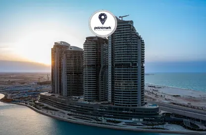 Apartment - 3 Bedrooms - 3 Bathrooms for sale in North Edge Towers - New Alamein City - Al Alamein - North Coast