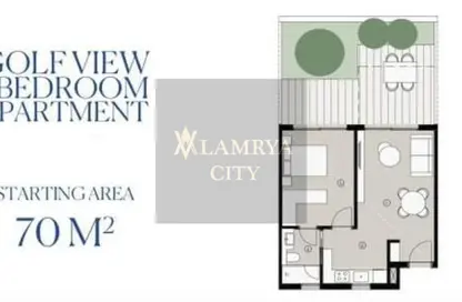 شقة - غرفة نوم - 1 حمام للبيع في مدن جولف تاون - التجمع السادس - مدينة القاهرة الجديدة - القاهرة