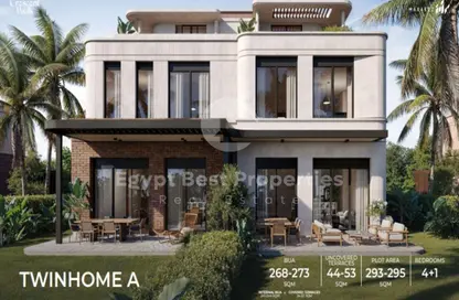 منزل مزدوج - 5 غرف نوم - 4 حمامات للبيع في كريسينت واك - كمبوندات التجمع الخامس - التجمع الخامس - مدينة القاهرة الجديدة - القاهرة