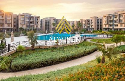 Apartment - 2 Bedrooms - 2 Bathrooms for sale in Galleria Moon Valley - South Investors Area - New Cairo City - Cairo