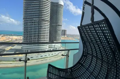 Apartment - 2 Bedrooms - 3 Bathrooms for sale in The Gate Towers - New Alamein City - Al Alamein - North Coast