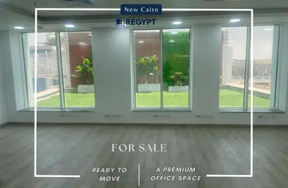Office Space - Studio - 1 Bathroom for sale in V90 - North Teseen St. - The 5th Settlement - New Cairo City - Cairo