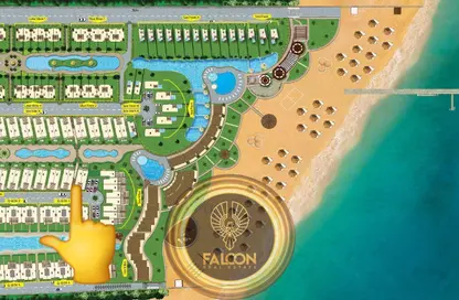 شاليه - 2 غرف نوم - 2 حمامات للبيع في بلو بلو - العين السخنة - السويس