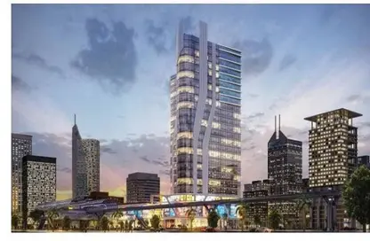 Office Space - 1 Bedroom - 1 Bathroom for sale in Moon Real Tower - New Capital Compounds - New Capital City - Cairo