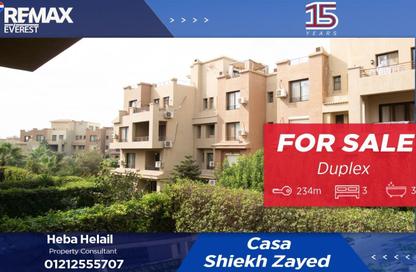 Duplex - 3 Bedrooms - 3 Bathrooms for sale in Casa - Sheikh Zayed Compounds - Sheikh Zayed City - Giza