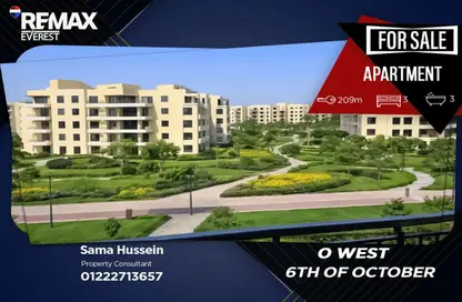 Apartment - 3 Bedrooms - 3 Bathrooms for sale in O West - 6 October Compounds - 6 October City - Giza