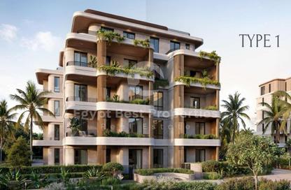Apartment - 2 Bedrooms - 2 Bathrooms for sale in Crescent Walk - 5th Settlement Compounds - The 5th Settlement - New Cairo City - Cairo