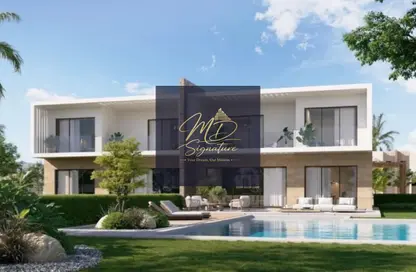 منزل مزدوج - 4 غرف نوم - 5 حمامات للبيع في سيلڤر ساندس - قسم مرسي مطروح - الساحل الشمالي