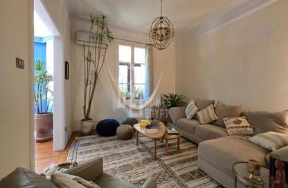 Apartment - 2 Bedrooms - 2 Bathrooms for rent in Mohamed Maraashly St. - Zamalek - Cairo