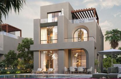 Villa - 4 Bedrooms - 5 Bathrooms for sale in Palm Hills New Cairo - 5th Settlement Compounds - The 5th Settlement - New Cairo City - Cairo