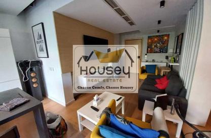 Apartment - 1 Bedroom - 1 Bathroom for rent in Palm Hills Village Gate - South Investors Area - New Cairo City - Cairo