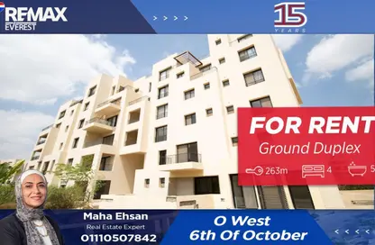 Apartment - 4 Bedrooms - 5 Bathrooms for rent in O West - 6 October Compounds - 6 October City - Giza