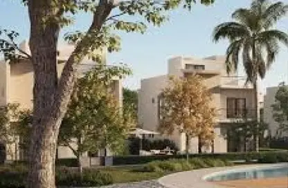 Townhouse - 5 Bedrooms - 4 Bathrooms for sale in Waslet Dahshur Road - Green Belt - 6 October City - Giza