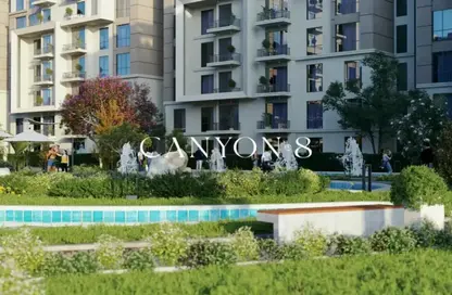 شقة - 2 غرف نوم - 2 حمامات للبيع في الوادي 8 - R8 - العاصمة الإدارية الجديدة - القاهرة