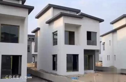 Twin House - 5 Bedrooms - 4 Bathrooms for sale in Creek Town - The 1st Settlement - New Cairo City - Cairo