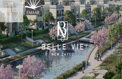 Townhouse - 3 Bedrooms - 4 Bathrooms for sale in Belle Vie - New Zayed City - Sheikh Zayed City - Giza