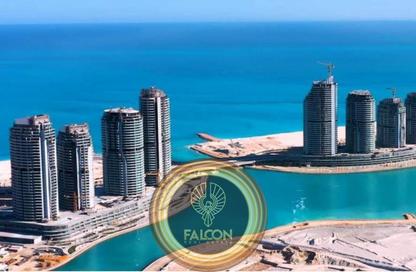 شقة - 2 غرف نوم - 2 حمامات للبيع في الحي اللاتيني - مدينة العلمين الجديدة - العلمين - الساحل الشمالي