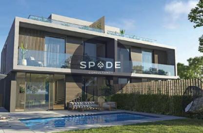 iVilla - 7 Bedrooms - 4 Bathrooms for sale in Swan Lake Residence - 5th Settlement Compounds - The 5th Settlement - New Cairo City - Cairo