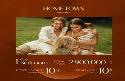 Apartment - 2 Bedrooms - 2 Bathrooms for sale in Canyon 8 - R8 - New Capital City - Cairo