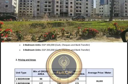 شقة - 3 غرف نوم - 2 حمامات للبيع في ليان ريزيدنس - كمبوندات التجمع الخامس - التجمع الخامس - مدينة القاهرة الجديدة - القاهرة