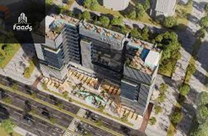 Office Space - 1 Bedroom - 1 Bathroom for sale in Elevado Tower - Downtown Area - New Capital City - Cairo