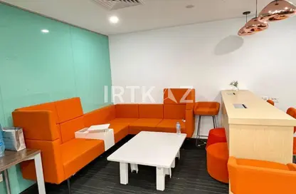 Office Space - 1 Bedroom - 1 Bathroom for rent in Bank Center Street - South Teseen St. - The 5th Settlement - New Cairo City - Cairo