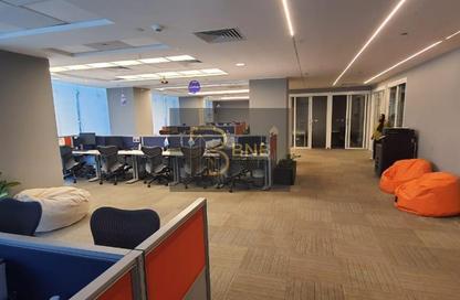 Office Space - Studio - 3 Bathrooms for rent in Bank Center Street - South Teseen St. - The 5th Settlement - New Cairo City - Cairo