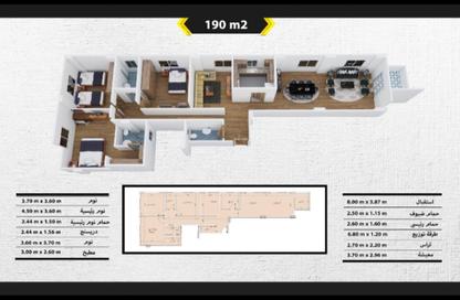 Apartment - 3 Bedrooms - 3 Bathrooms for sale in Bait Alwatan - The 5th Settlement - New Cairo City - Cairo