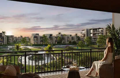 Apartment - 2 Bedrooms - 2 Bathrooms for sale in New Giza - Cairo Alexandria Desert Road - 6 October City - Giza