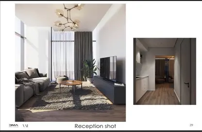 Hotel Apartment - 1 Bedroom - 1 Bathroom for sale in 4T1 - Downtown Area - New Capital City - Cairo