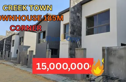 Townhouse - 3 Bedrooms - 4 Bathrooms for sale in Creek Town - The 1st Settlement - New Cairo City - Cairo