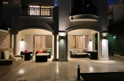 Twin House - 3 Bedrooms - 4 Bathrooms for rent in Al Patio 1 - North Investors Area - New Cairo City - Cairo