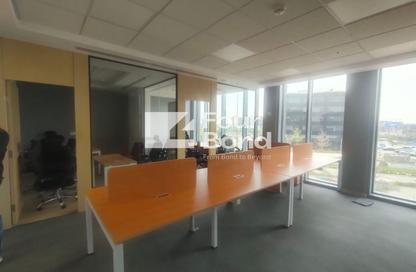 Office Space - Studio - 2 Bathrooms for rent in Cairo Festival City - North Investors Area - New Cairo City - Cairo