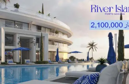 Chalet - 1 Bedroom - 1 Bathroom for sale in Golf Bay Porto - Porto Sokhna - Al Ain Al Sokhna - Suez