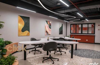 Office Space - Studio - 2 Bathrooms for rent in V90 - North Teseen St. - The 5th Settlement - New Cairo City - Cairo